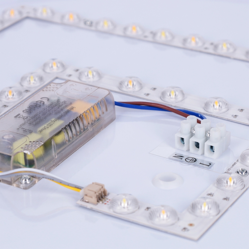 Brilagi - prigušiva LED stropna svjetiljka LUCIA LED/60W/230V 3000-6500K prom. 59 cm taupe + daljinsko upravljanje