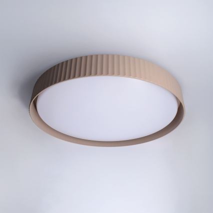 Brilagi - prigušiva LED stropna svjetiljka LUCIA LED/60W/230V 3000-6500K prom. 59 cm taupe + daljinsko upravljanje