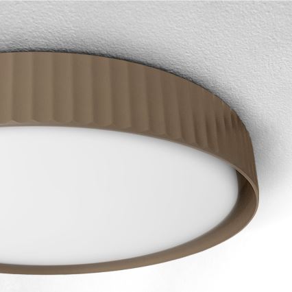 Brilagi - Prigušivo LED stropno svjetlo LUCIA LED/60W/230V 3000-6500K promjer 59 cm smeđe + daljinski upravljač
