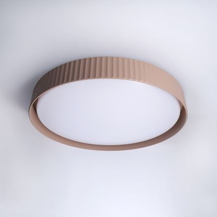 Brilagi - Prigušivo LED stropno svjetlo LUCIA LED/60W/230V 3000-6500K promjer 59 cm smeđe + daljinski upravljač