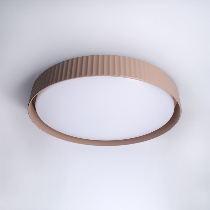 Brilagi - Prigušivo LED stropno svjetlo LUCIA LED/60W/230V 3000-6500K promjer 59 cm smeđe + daljinski upravljač