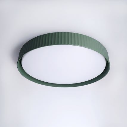 Brilagi - LED prigušivo stropno svjetlo LUCIA LED/60W/230V 3000-6500K Ø 59 cm zeleno + daljinski upravljač