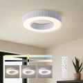 Brilagi - LED Prigušivo stropno svjetlo LUMIX LED/48W/230V 3000-6000K bijela promjer 50 cm + daljinski upravljač