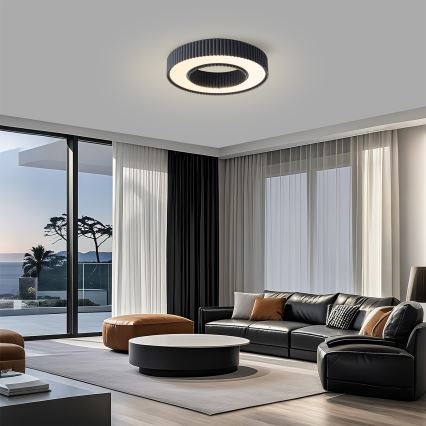 Brilagi - LED stropna svjetiljka LUMIX LED/48W/230V 3000-6000K crna, promjer 50 cm, prigušiva + daljinsko upravljanje