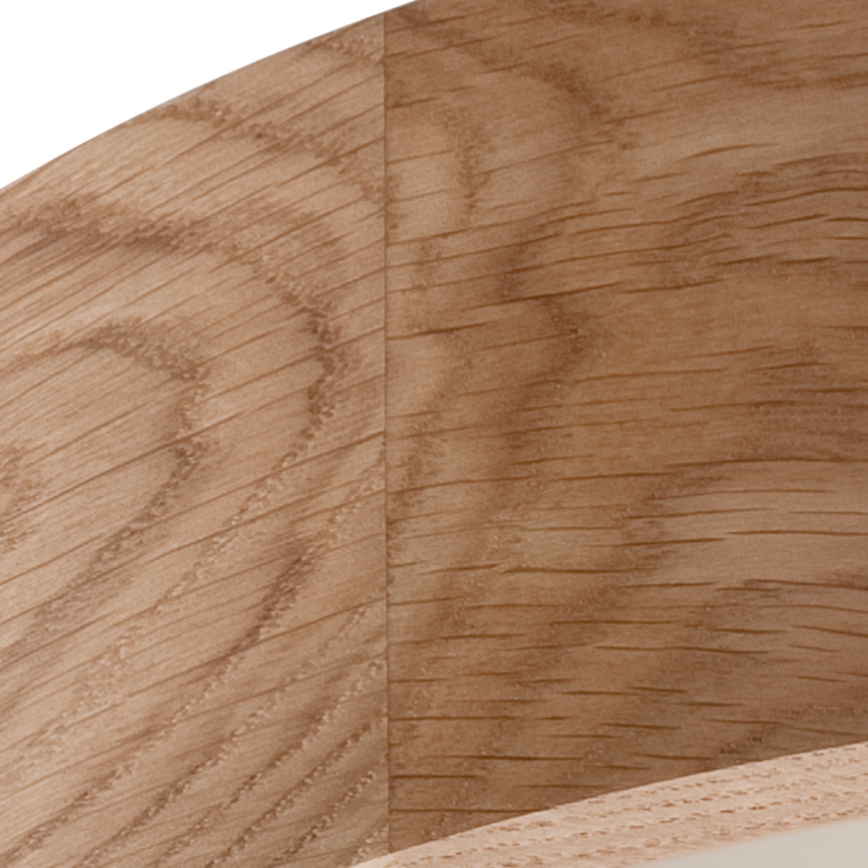 Brilagi - LED prigušivo stropno svjetlo MANAROLA LED/24W/230V prom. 42 cm 3000-6500K hrast + daljinski upravljač