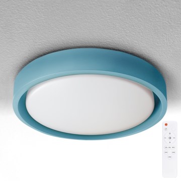 Brilagi - LED prigušivo stropno svjetlo MATTEO LED/48W/230V 3000-6500K Ø 41 cm tirkizna + daljinski upravljač