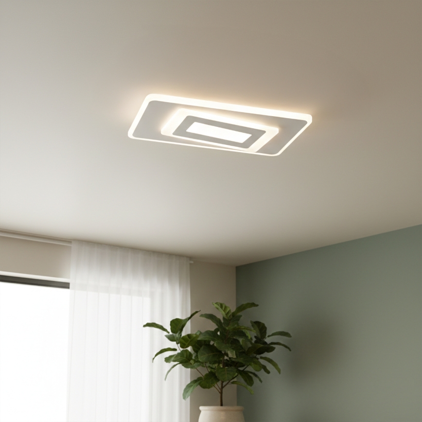 BRILAGI - Prigušiva LED stropna svjetiljka MODERN LED/51W/230V 3000-6000K 20x40 cm + daljinski upravljač