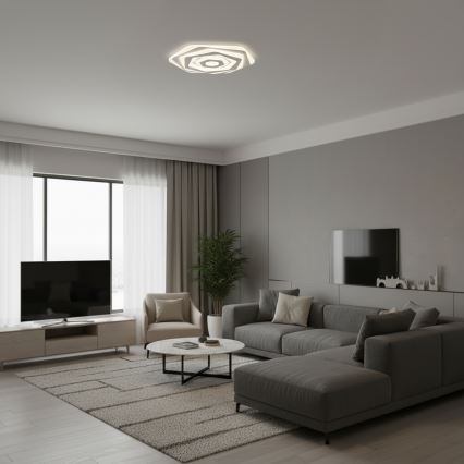 Brilagi - LED prigušivo stropno svjetlo MODERN LED/85W/230V 3000-6000K prom. 53 cm + daljinski upravljač
