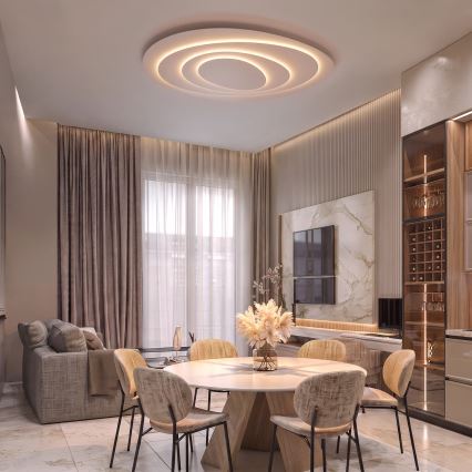 BRILAGI - prigušivo stropno svjetlo MODERN MAXI LED/105W/230V 3000-6000K 83,5x100 cm + daljinski upravljač