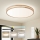 Brilagi - LED prigušivo stropno svjetlo MOLINA LED/100W/230V 3000-6000K hrast prom. 80 cm + daljinski upravljač