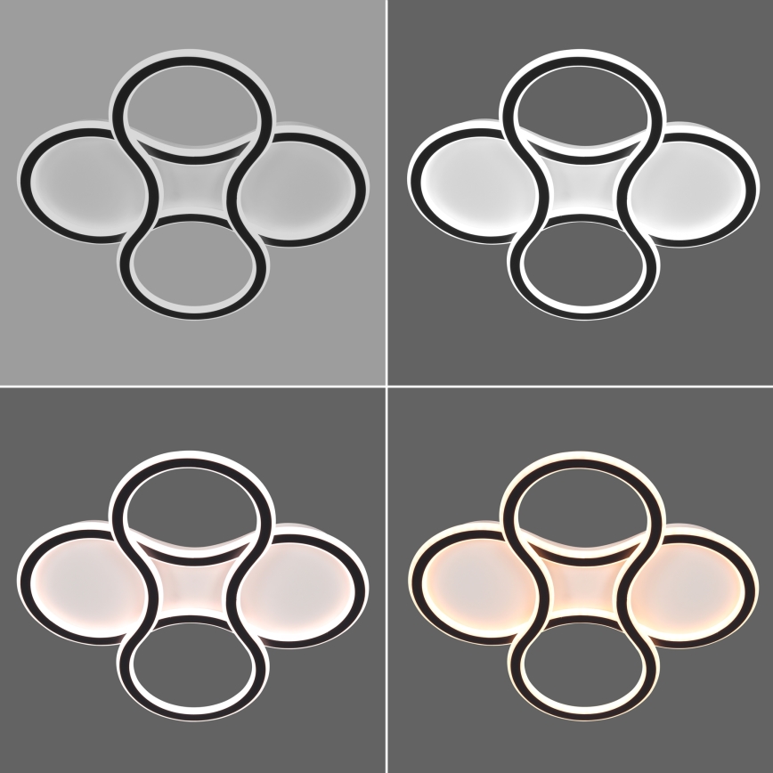 Brilagi - LED prigušivo stropno svjetlo ORELLI LED/53W/230V promjer 51 cm 3000-6000K + daljinsko upravljanje