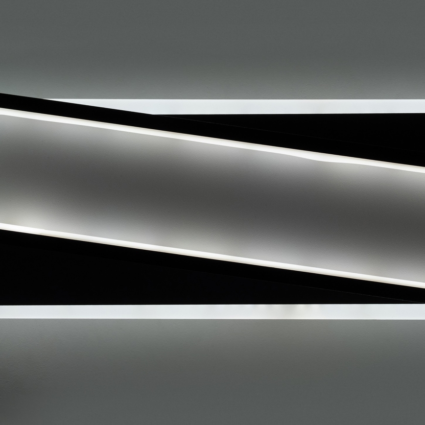 Brilagi - LED stropno svjetlo s mogućnošću prigušivanja OUTLINE LED/52W/230V 3000-6000K 15x60 cm bijela/crna + daljinski upravljač
