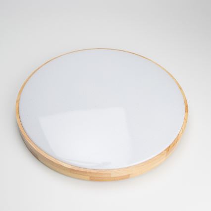 Brilagi - stropna LED svjetiljka s prigušivanjem PINE LED/60W/230V drvo Ø 52 cm 3000-6500K + daljinski upravljač