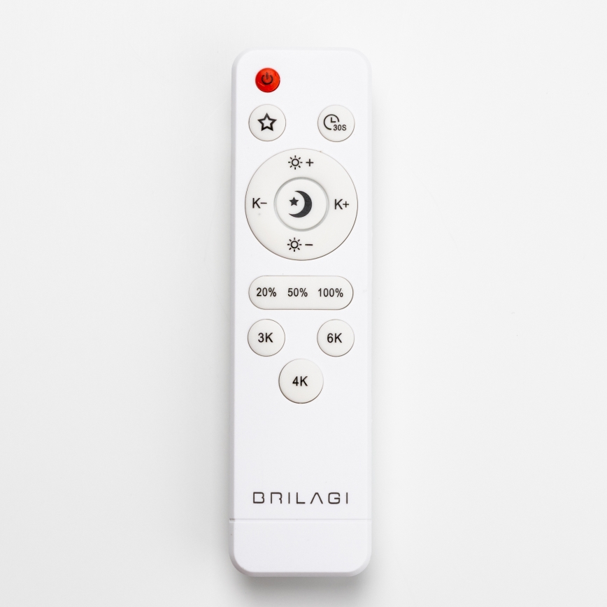 Brilagi - stropna LED svjetiljka s prigušivanjem PINE LED/60W/230V drvo Ø 52 cm 3000-6500K + daljinski upravljač