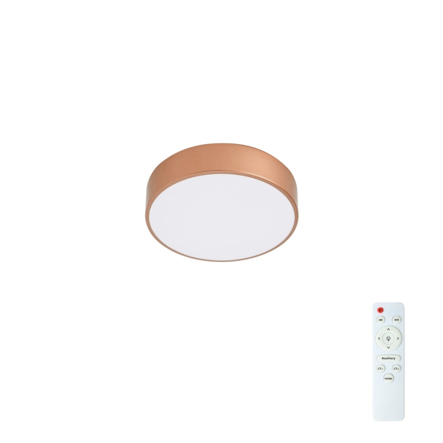 Brilagi - LED prigušivo stropno svjetlo POOL LED/24W/230V 3000-6000K promjer 20 cm u brončanoj boji + daljinski upravljač