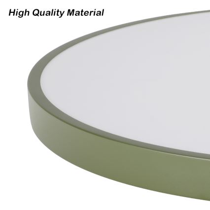 Brilagi - LED stropno svjetlo s prigušivanjem POOL LED/36W/230V 3000-6000K Ø 30 cm zeleno + daljinski upravljač