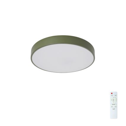 Brilagi - LED stropno svjetlo s prigušivanjem POOL LED/36W/230V 3000-6000K Ø 30 cm zeleno + daljinski upravljač