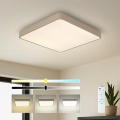Brilagi - LED prigušivo stropno svjetlo POOL LED/36W/230V 3000-6000K 40x40 cm bež + daljinski upravljač