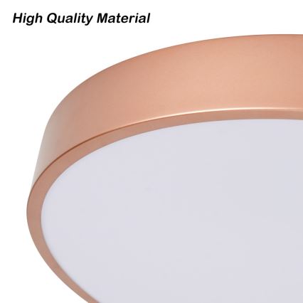 Brilagi - LED prigušiva stropna svjetiljka POOL LED/48W/230V 3000-6000K promjer 40 cm brončana + daljinski upravljač