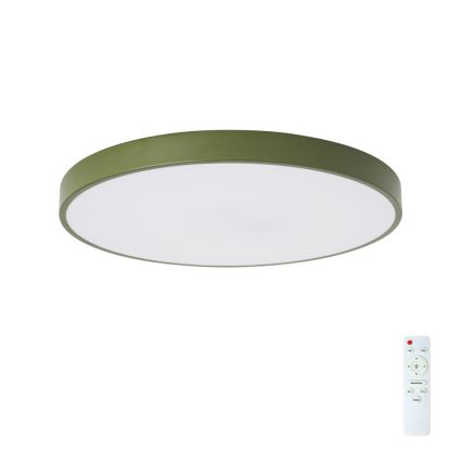 Brilagi - Prigušivo stropno LED svjetlo POOL LED/60W/230V 3000-6000K Ø 60 cm, zeleno + daljinski upravljač