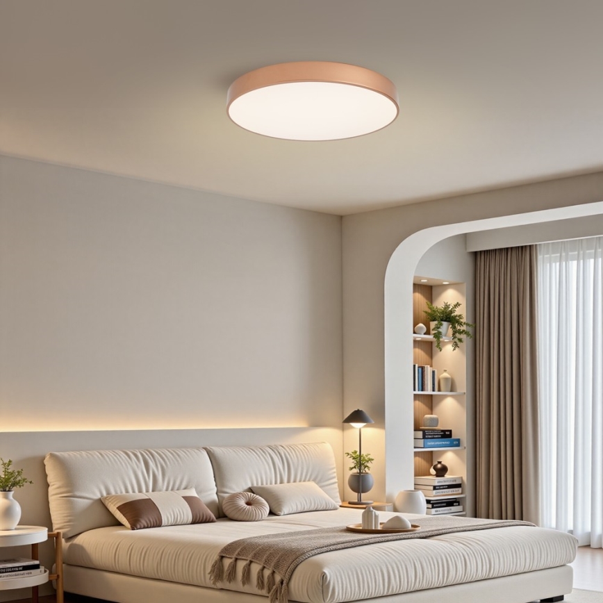 Brilagi - prigušivo LED stropno svjetlo POOL LED/60W/230V 3000-6000K promjer 60 cm brončano + daljinski upravljač