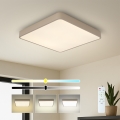 Brilagi - LED prigušivo stropno svjetlo POOL SQUARE LED/36W/230V 3000-6000K 40x40 cm bež + daljinski upravljač