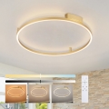 Brilagi - LED prigušivo stropno svjetlo PORTOFINO LED/60W/230V 3000-6000K Ø 80 cm zlatno + daljinski upravljač