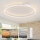 Brilagi - LED prigušivo stropno svjetlo PORTOFINO LED/85W/230V 3000-6000K Ø 120 cm bijela + daljinski upravljač