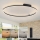 Brilagi - LED prigušivo stropno svjetlo PORTOFINO LED/85W/230V 3000-6000K Ø 120 cm crna + daljinski upravljač