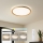 Brilagi - LED prigušivo stropno svjetlo RIVO LED/72W/230V 3000-6000K drveni dekor Ø 50 cm + daljinski upravljač
