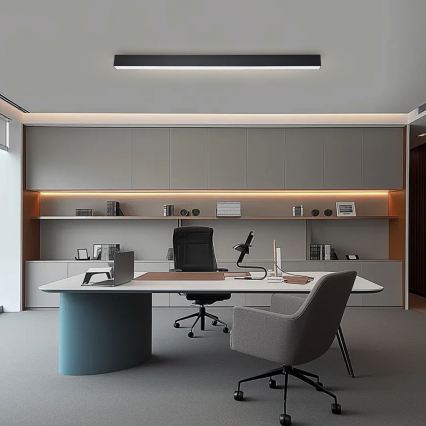 Brilagi - prigušivo LED stropno svjetlo SLEEKLINE SMART LED/40W/230V 3000-6000K Wi-Fi Tuya crno + daljinski upravljač