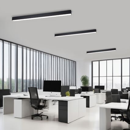 Brilagi - prigušivo LED stropno svjetlo SLEEKLINE SMART LED/40W/230V 3000-6000K Wi-Fi Tuya crno + daljinski upravljač