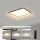 Brilagi - LED prigušivo stropno svjetlo SLIMFRAME LED/36W/230V 45x45 cm 3000–6000K crna + daljinski upravljač