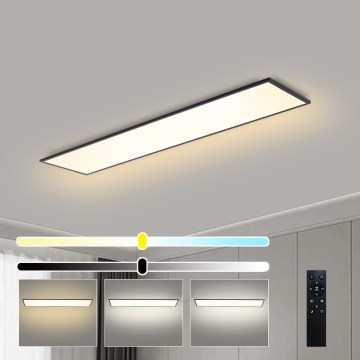 Brilagi - LED prigušivo stropno svjetlo SLIMFRAME LED/58W/230V 120x30 cm 3000-6000K crno + daljinski upravljač