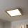 Brilagi - LED prigušivo stropno svjetlo SLIMFRAME WOOD LED/36W/230V 49,5x49,5 cm 3000-6000K, smeđe boje + daljinski upravljač