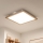Brilagi - LED prigušivo stropno svjetlo SLIMFRAME WOOD LED/58W/230V 64x64 cm 3000-6000K smeđa + daljinski upravljač