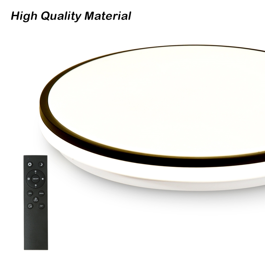 Brilagi - SMART stropna LED svjetiljka s mogućnošću prigušivanja LED/24W/230V Ø 38 cm 3000-6000K Wi-Fi Tuya Beacon + daljinski upravljač