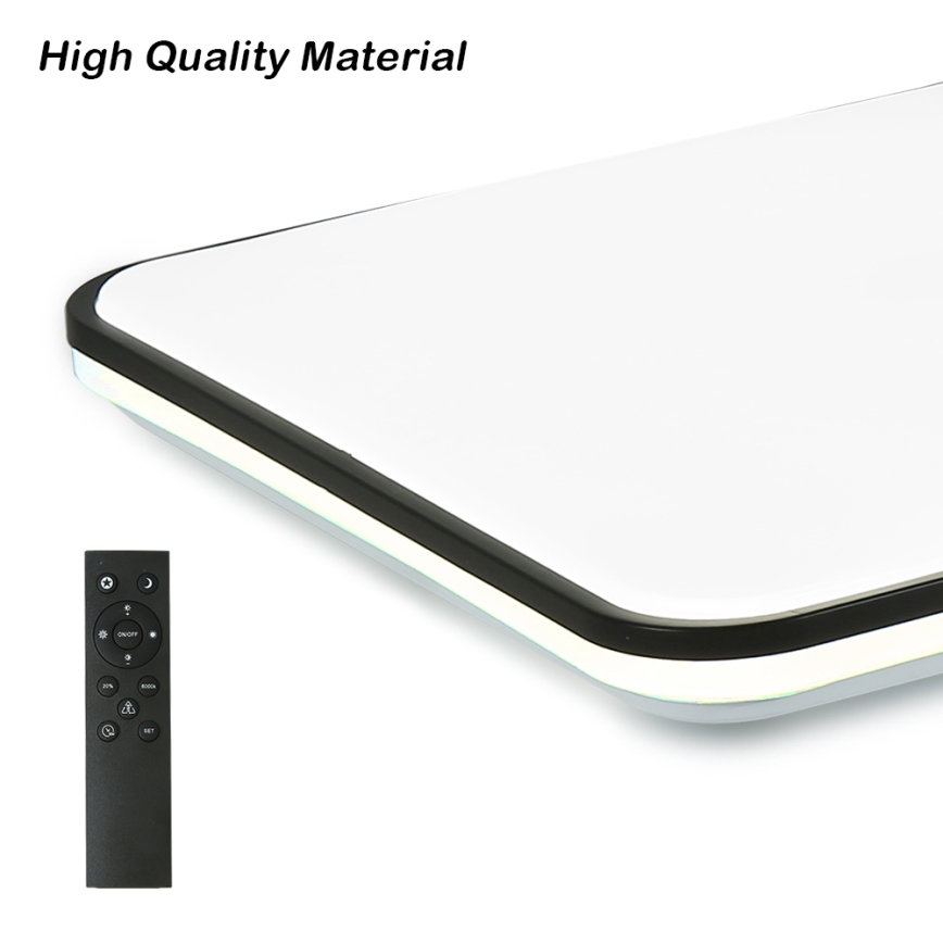 Brilagi - Prigušivo LED stropno svjetlo SMART LED/24W/230V 43x43 cm 3000-6000K Wi-Fi Tuya Beacon + daljinski upravljač