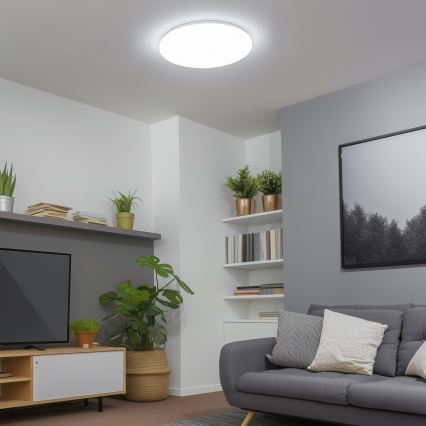 Brilagi - LED prigušivo stropno svjetlo SMART LED/24W/230V Ø 38 cm 3000–6000K Wi‑Fi Tuya Beacon + daljinsko upravljanje