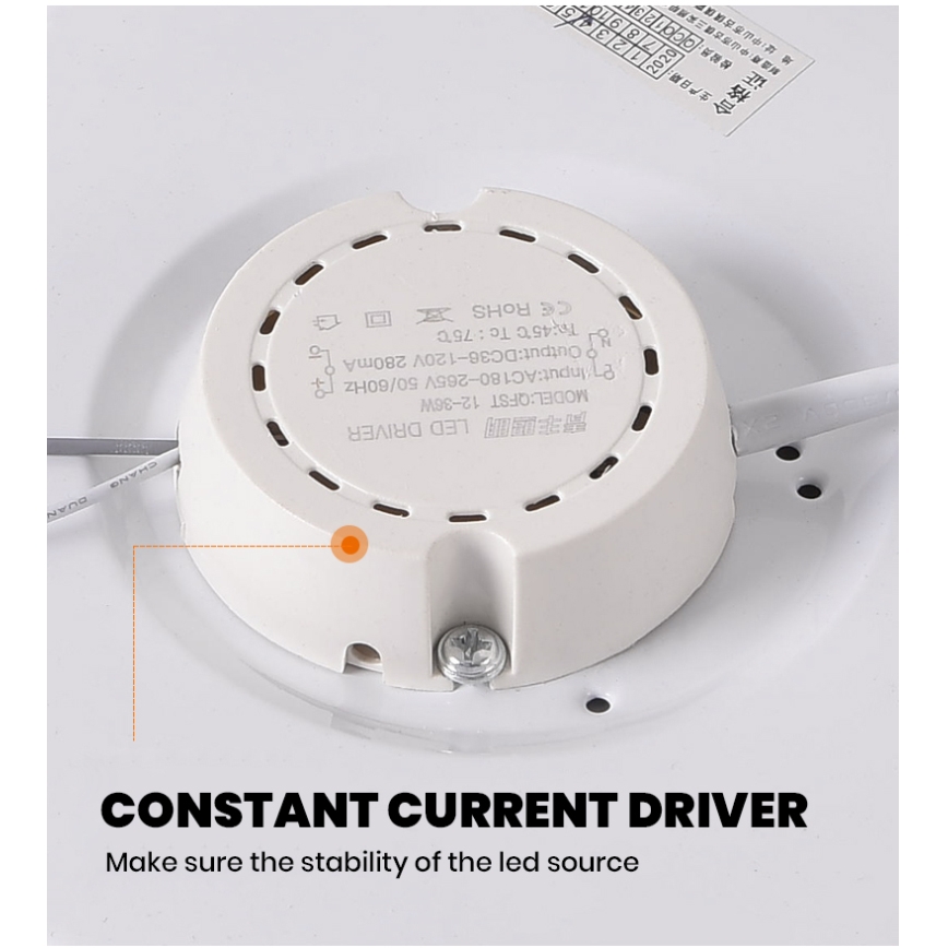 Brilagi - LED prigušivo stropno svjetlo SMART LED/24W/230V Ø 38 cm 3000–6000K Wi‑Fi Tuya Beacon + daljinsko upravljanje