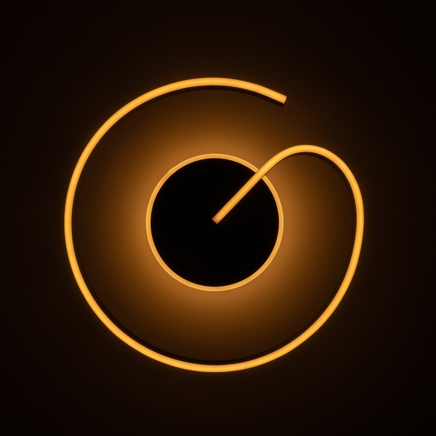 Brilagi - Prigušiva stropna LED svjetiljka SPIRAL, 56 W, 230 V, promjer 50 cm, 3000/4000/6000 K + daljinski upravljač