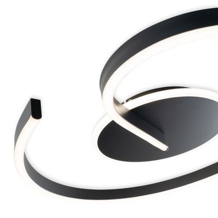 Brilagi - Prigušiva stropna LED svjetiljka SPIRAL, 56 W, 230 V, promjer 50 cm, 3000/4000/6000 K + daljinski upravljač