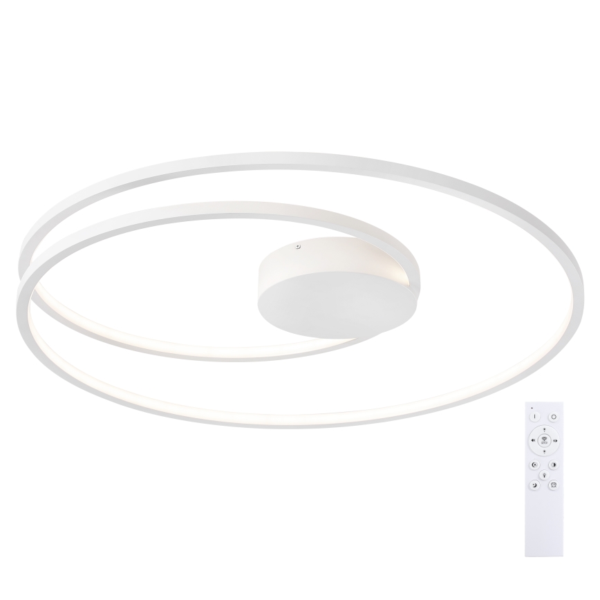 Brilagi - LED prigušivo stropno svjetlo TWISTER LED/105W/230V 3000-6000K Ø 100 cm bijela + daljinski upravljač