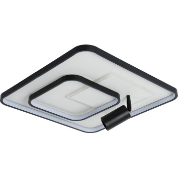 Brilagi - LED prigušivo stropno svjetlo UNITY LED/75W/230V + 1xGU10/3W 3000-6000K 50x50 cm bijela/crna + daljinski upravljač