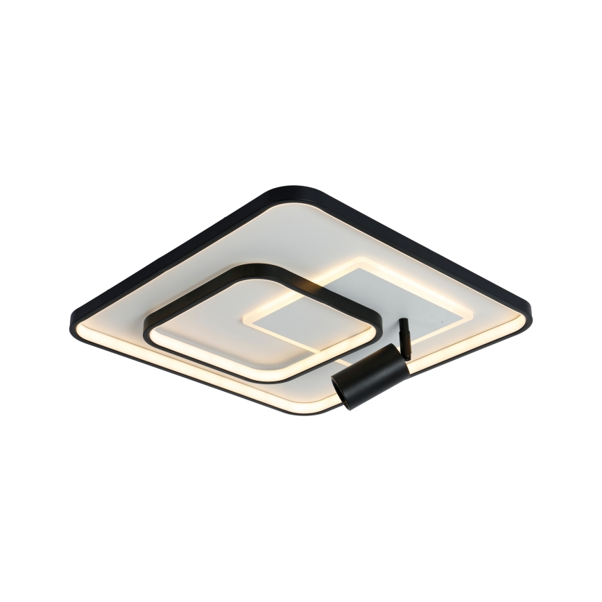 Brilagi - LED prigušivo stropno svjetlo UNITY LED/75W/230V + 1xGU10/3W 3000-6000K 50x50 cm bijela/crna + daljinski upravljač