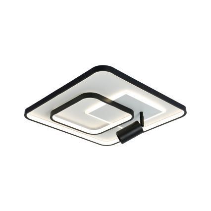 Brilagi - LED prigušivo stropno svjetlo UNITY LED/75W/230V + 1xGU10/3W 3000-6000K 50x50 cm bijela/crna + daljinski upravljač