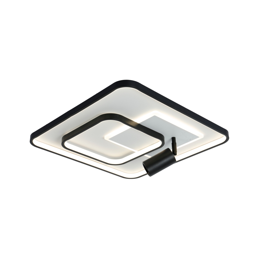 Brilagi - LED prigušivo stropno svjetlo UNITY LED/75W/230V + 1xGU10/3W 3000-6000K 50x50 cm bijela/crna + daljinski upravljač