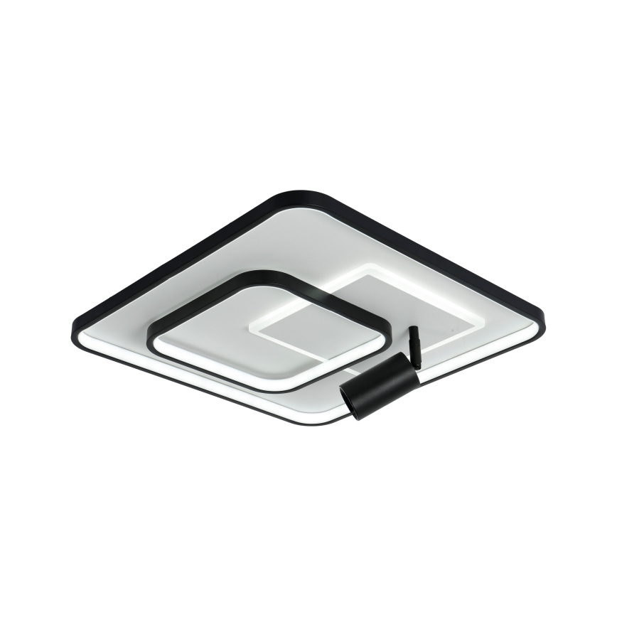 Brilagi - LED prigušivo stropno svjetlo UNITY LED/75W/230V + 1xGU10/3W 3000-6000K 50x50 cm bijela/crna + daljinski upravljač