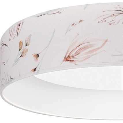 Brilagi - LED prigušivo stropno svjetlo VELVET SMARTIX STARS LED/36W/230V 3000-6000K promjer 55 cm bijela/cvjetni uzorak Wi-Fi Tuya Beacon + daljinski upravljač