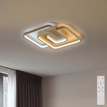 BRILAGI - LED Prigušivo stropno svjetlo VELO LED/64W/230V 3000-6500K 48x48 cm bež + daljinski upravljač